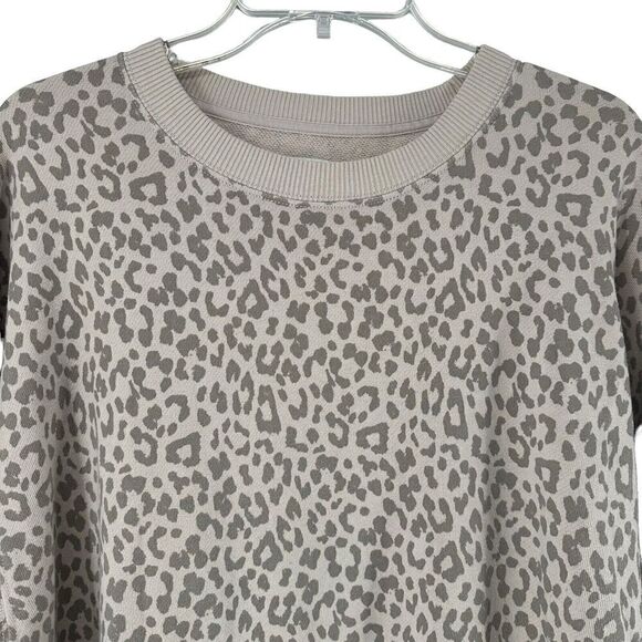 American Eagle Jegging Fit Pullover Sweatshirt Animal Print Size S Relaxed Fit - Picture 3 of 7